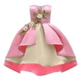 thumbnail image 1 of Lullu Girls Formal Dress Sleeveless Flower Birthday Party Dress Pageant Gown, Sizes 2-8, 1 of 2