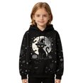 thumbnail image 1 of Lullu Girls Halloween Hoodie Graphic Pullover Hooded Sweatshirt, Sizes 4-14, 1 of 3