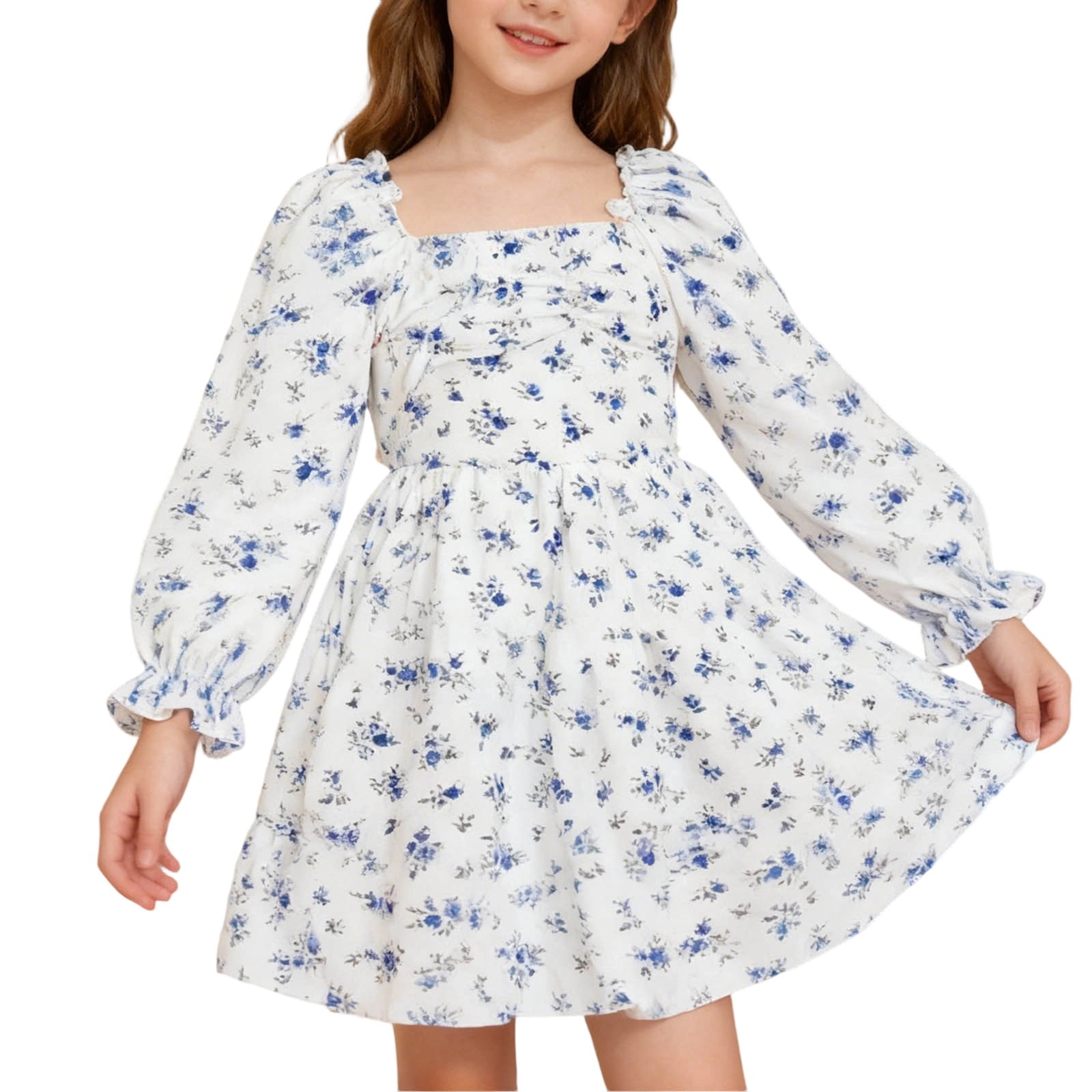long sleeve floral skater dress Vintage Flowery Skater Dress Izabel London Sage Vintage Floral Long Sleeve  Skater Dress Matalan