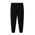 thumbnail image 1 of Lullu Girls Pajama Pants Kids Unisex Solid Elastic Waist Sleep Pants Bottoms, Sizes 2-12, 1 of 3