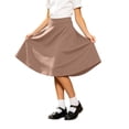 thumbnail image 1 of Lullu Girls School Uniform A-Line Skater Skort High Rise Flowy Skirt with Built-in Shorts, 1 of 4