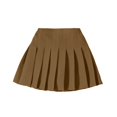thumbnail image 1 of Lullu Girls School Uniform Pleated Skort Elastic Waist A Line Skirt, Sizes 3-16, 1 of 4