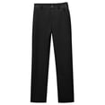 thumbnail image 1 of Lullu Girls' School Uniform Straight Fit Pants Stretch Pull On Chino Pants, Sizes 5-14, 1 of 7