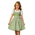 thumbnail image 1 of Lullu Girls Traditional Oktoberfest Dress Bavarian Dirndl Dress & Apron, Sizes 3-12, 1 of 4