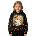 thumbnail image 1 of Lullu Halloween Girls Graphic Hoodie Fall Cozy Long Sleeve Sweatshirt, Sizes 4-14, 1 of 3