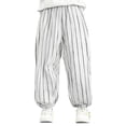 thumbnail image 1 of Lullu Infant Boys' Baggy Striped Pants Cotton Lightweight Pull On Pants Summer Slacks, 1 of 7