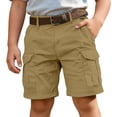 thumbnail image 1 of Lullu Summer Boys Cargo Shorts Outdoor Quick Drying Hiking Shorts with Pockets, Sizes 5-16, 1 of 5
