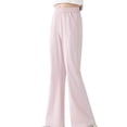 thumbnail image 1 of Lullu Summer Girls' Lightweight Flare Pants Stretch High Rise Pull On Pants, Sizes 7-15, 1 of 4