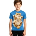 thumbnail image 1 of Lullu Toddler Boys Funny Animal Graphic Tee Shirt Short Sleeve T-Shirt Top, Sizes 2-3, 1 of 5
