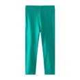 thumbnail image 1 of Lullu Toddler Girls Soft Stretch Leggings Casual Solid Pull On Comfy Knit Pants, 1 of 2