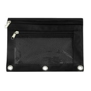 Lulshou YYNKM 3 Ring Binder Pencil Case, Black