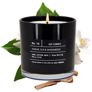 Lulu Candles | Jasmine, Oud & Sandalwood | Luxury Scented Soy Wax Blend | Hand Poured in the USA | Highly Scented Candles for Home Fragrance & Decor 9 oz.