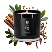 Lulu Candles | Palo Santo | Luxury Scented Soy Jar | Hand Poured in the USA | Highly Scented Candles for Home Fragrance & Decor 9 oz.