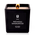 thumbnail image 1 of Lulu Candles | Patchouli Sandalwood | Luxury Wood Wick Candle in Matte Black Jar – Earthy, Highly Scented Soy Candle with Cedar, Musk & Earth Accord | Aromatherapy Candle, Gift for Men & Women, 1 of 3