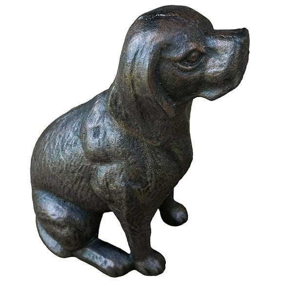 Lulu Decor, Cast Iron Dog Statue Garden Decor