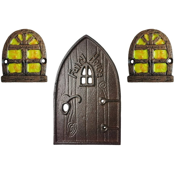 Lulu Decor, Cast Iron Fairy Door 8" (Garden Decor)