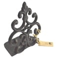 thumbnail image 1 of Lulu Decor, Cast Iron Fleur De Lis Door Stop, Door Stopper in Antique Black Finish, Beautiful and Useful Product (1), 1 of 6
