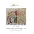 thumbnail image 1 of Lulu Elephant Fused Fabric Collage Quilt Pattern by Laura Heine of Fiberworks, 1 of 1