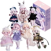 The Lulu Elf Story 1/12 Action Figure BJD Blind Box, Surprise BJD Doll Cute Figures Random Design Action Figures, Collectible Mystery Toys Decor Xmas Birthday Gift for Doll Fans Women, Single Box