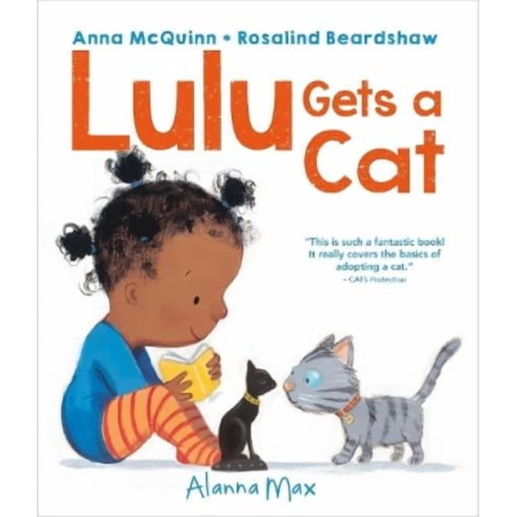 Anna McQuinn Lulu Gets a Cat (Hardcover) Booky Girl Lulu