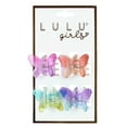 Lulu Girls Ombre Butterfly Claw Clips 4 Pack Multi Color