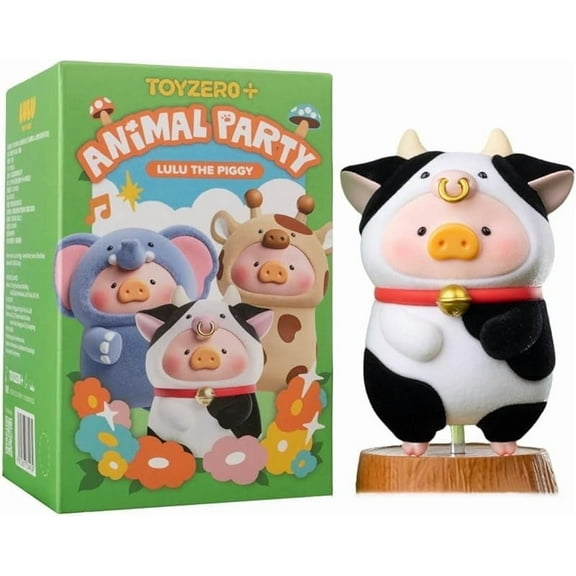 Lulu The Piggy Animal Party Series 1PC Cute Pig Blind Box Figures Collectible Toys Kawaii Birthday Gifts Home Decorations