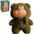 thumbnail image 1 of Lulu The Piggy Pig Vintage Bear Blind Box Figures 1PC Plush Pendant Cute Collectible Toys Birthday Gifts, 1 of 7