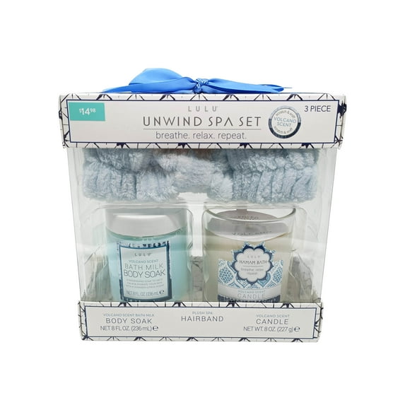 Lulu Unwind Spa Set, Volcano Scent