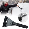 thumbnail image 1 of Luluganb 1 Pack Ice Scraper for Car Windshield 10 Inch Snow Scraper for Car Near Indestructible Freezer Remover with Ergonomic Foam Grip for Truck Window, 1 of 9