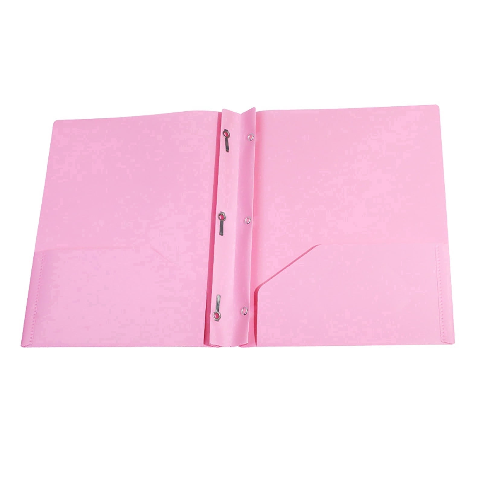 Luluganb 1Pcs Plastic Folders With Pockets And Prong, Assorted Colors ...