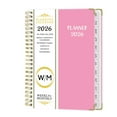 thumbnail image 1 of Luluganb 2026 Weekly and Monthly Planner,Checklist Notebook,Date Book,Jan-Dec,Spiral-Bound with Tabs,Inner Pocket,Year Planner Calendar Planner,Pink, 1 of 9
