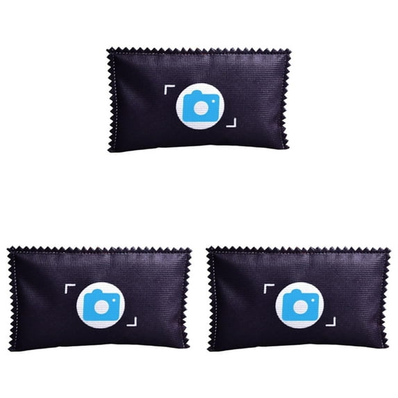 Luluganb 3Pack Desiccant Pack,Reusable Moisture Absorbers, Color Indicating Silica Gel Desiccant Packets, Moisture Absorbers for Storage, Dehumidifier Bag for Closets,Dark Purple*3