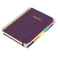 thumbnail image 1 of Luluganb 5 Subject Spiral Notebook with Removable Dividers Tabs Hardcover Notebook Journal for Women Men,Perfect for Academic Supplies,College Ruled,300 Pages,Purple, 1 of 8