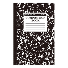 Luluganb Composition Notebook Wide Ruled,Spiral Notebook,Composition Notebook,Ruled Composition Notebook,Wide Ruled Paper,A5 Sewing Notebook 30Sheets 60 Pages