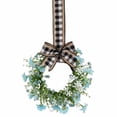 thumbnail image 1 of Luluganb Mini Wreaths for Cabinets,1Pcs Artificial Spring Summer Greenery Wreath for Front Door Farmhouse Kitchen Cabinet Wreaths with Ribbon for Porch Wall Window Decor Green, 1 of 8