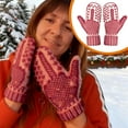 thumbnail image 1 of Luluganb Personality Hidden Knit Mittens Warm Outdoor Hand With,funny gloves,mittens for women,Cozy Knit with A Hidden Attitude,Hand Knitted Winter Warm Gloves, 1 of 8