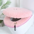 thumbnail image 1 of Luluganb Toilet Seat Cover and Toilet Lid Cover Set,Soft Toilet Seat Cushion with Zipper Adjustable Rubber Backing Toilet Seat Warmer Bathroom Decor and Accessories, 1 of 8