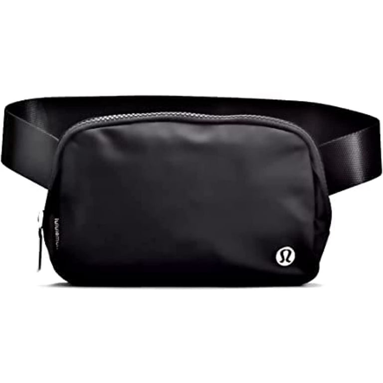 Lululemon Everywhere Black Belt Bag, 7.5 x 5 x 2 inches 