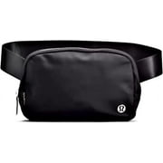 Lululemon Everywhere Black Belt Bag, 7.5 x 5 x 2 inches