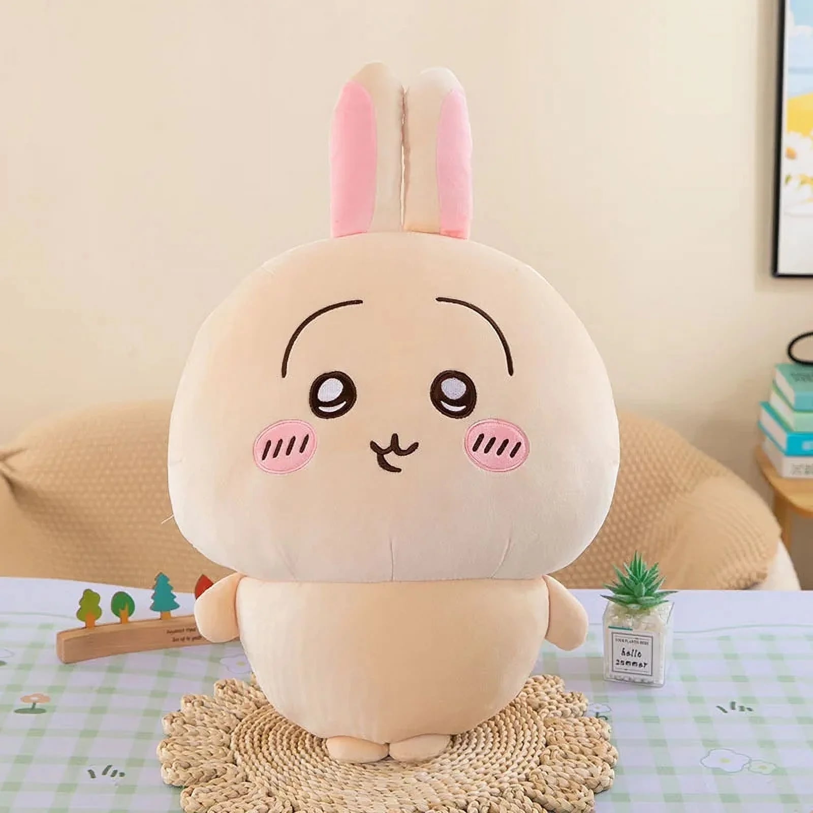 Peluche Sun Arrow Chiikawa Potetama - Maggiolino Marrone, 14x14x9cm, Poliestere (NUOVO)