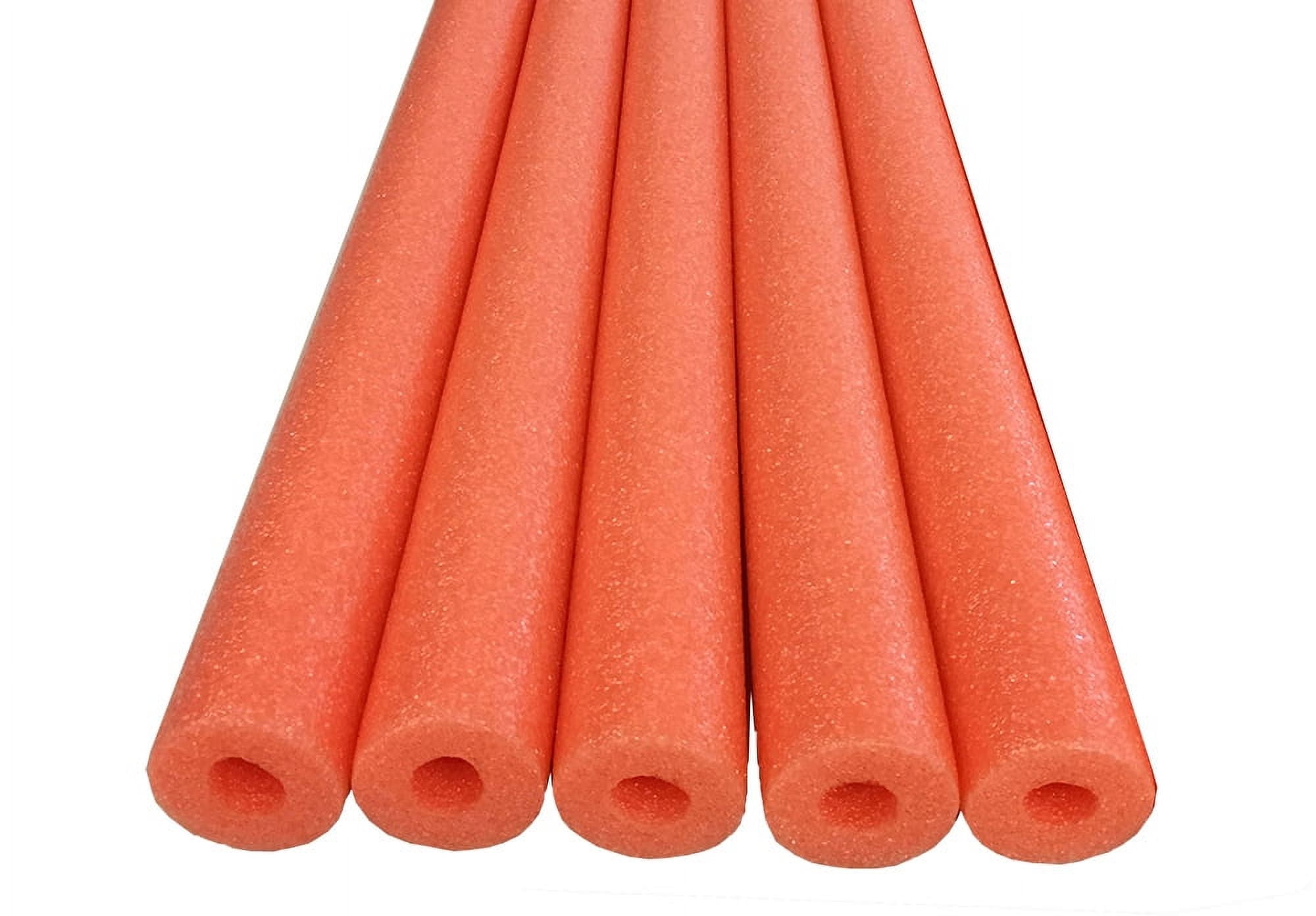 Luluy Deluxe Foam Pool Swim Nluluy - 5 Pack Orange,Foam Pool Noodles ...