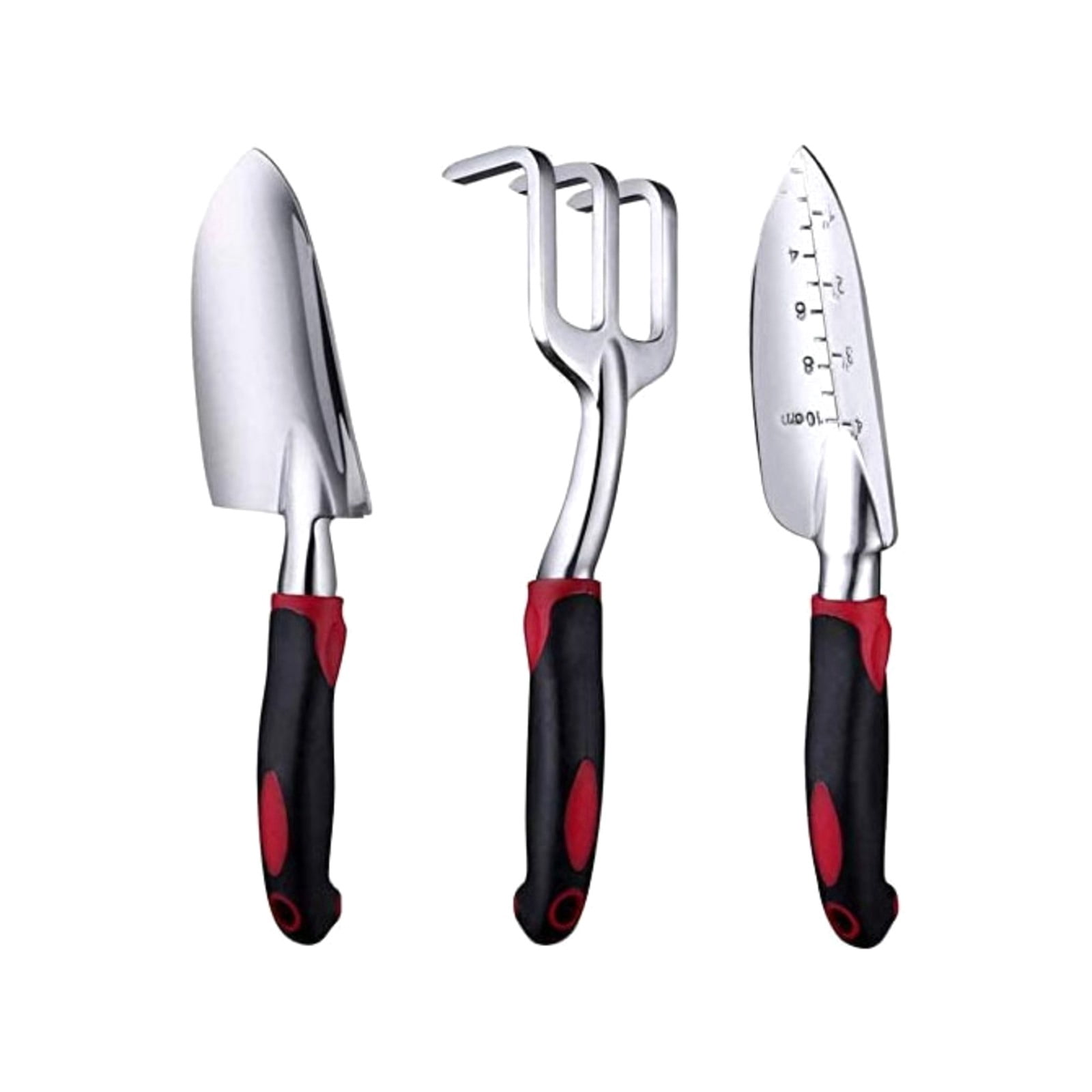 Bluemars 14PC Gardening Tool Set - Stainless Steel With Floral Tote Bag Gift For Gardeners