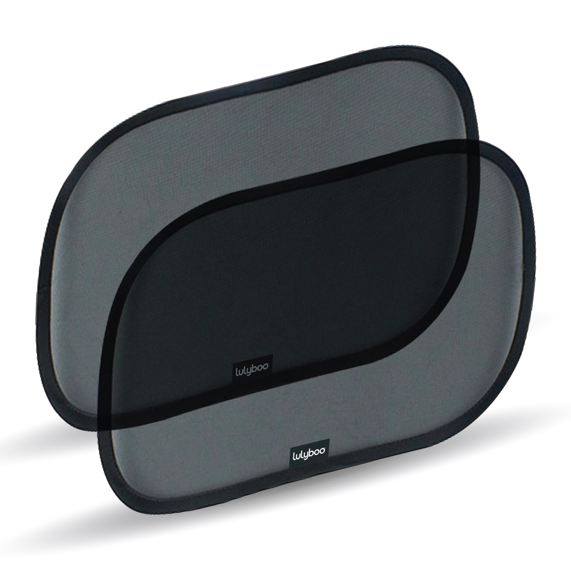 Lulyboo Baby Car Window Sun Blocker Screen 2 Pack, 12"x19" Oval