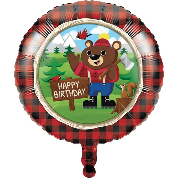 Lum-Bear-Jack Mylar Balloon, Each