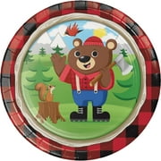 Lum-Bear-Jack Paper Plates, 8-Pack