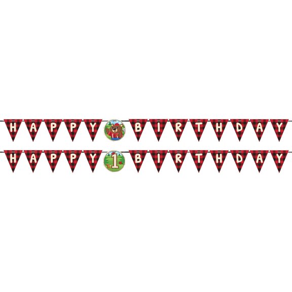 Lum-Bear-Jack Ribbon Banner, Each