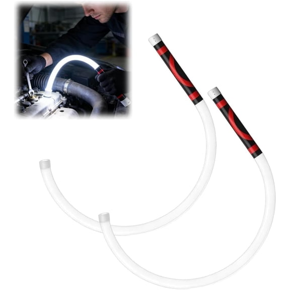 Luma Chord Flex Light, 27" Rechargeable & Bendable LED Flashlight, High-Lumen Mechanic Work Light with 3 Brightness Modes