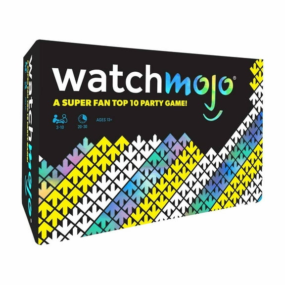 WatchMojo: A Super Fan Top 10 Party Game, 400 Cards Included, Game Board, Dry Erase Scoreboard and Marker, For 3 to 10 Players, 20 to 30 Minute Play Time, For Ages 13 and up