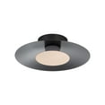thumbnail image 1 of Yep by Golden Lighting Luma Integrated LED Flush Mount in Graphite and French Gold shade, 1 of 6