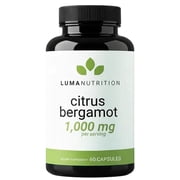 Luma Nutrition Citrus Bergamot 1000mg - Citrus Bergamot Supplement - Made in The USA - Veteran Owned - 60 Capsules